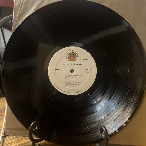 All Sports Band Radio Records RR 19321 VG+ PROMO 33rpm LP - Picture 4 of 8